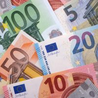 various-different-euros-background
